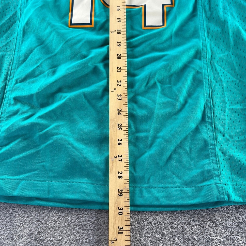 Nike Football Jersey Mens Small Aqua Miami Dolphins Jarvis Landry 14 NFL Game - Picture 10 of 11